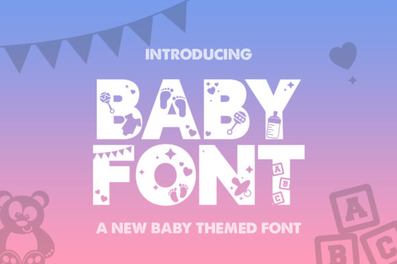 Baby: The Bold, Chunky Display Font for Kids' Designs