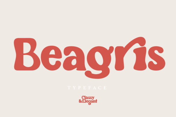 Beagris: The Bouncy Display Font for Fresh Designs