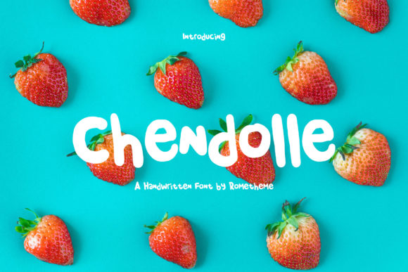 Chendolle: A Creative Font for Playful School Projects