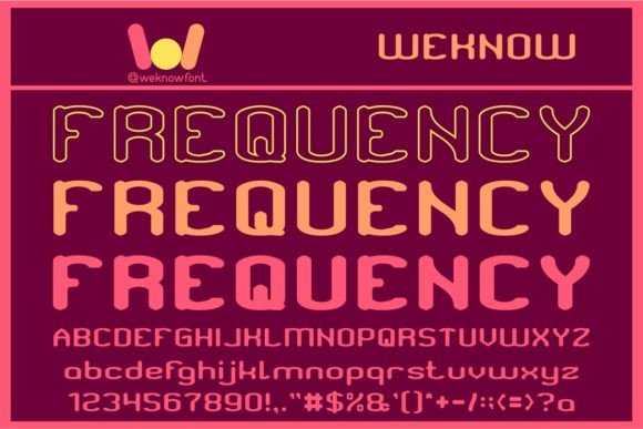 Frequency: A Techno Sci-Fi Display Font for Bold Visuals