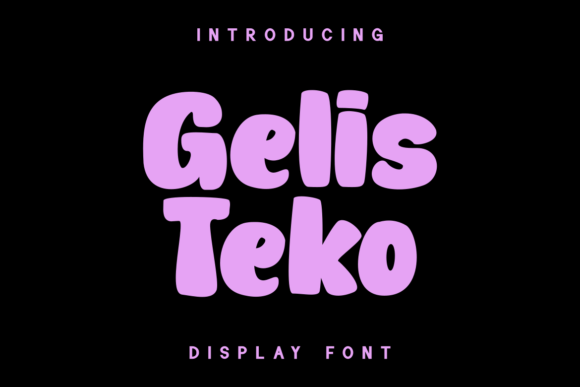 Gelis Teko: The Bold Display Font for Impactful Design