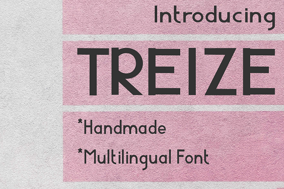 Give Your Creative Projects a Voice with the Treize Font