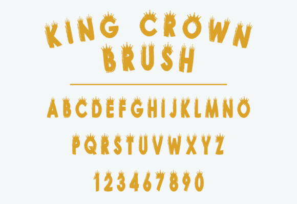 King Crown Brush: Making a Statement with Your Typography