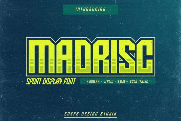 Madrisc: The Dynamic Display Font for Modern Brands