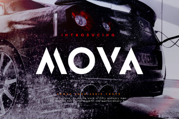 Mova: The Creative Font That Commands Attention