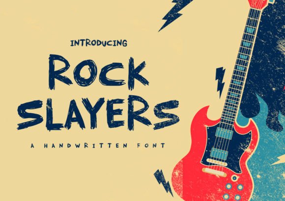 Rock Slayers: A Bold Typeface for Unforgettable Designs