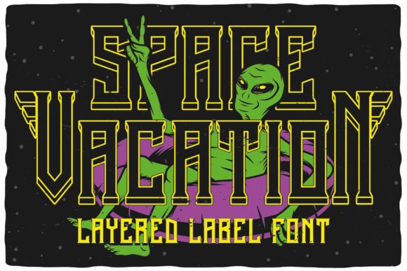 Space Vacation: A Bold Typeface for Impactful Design