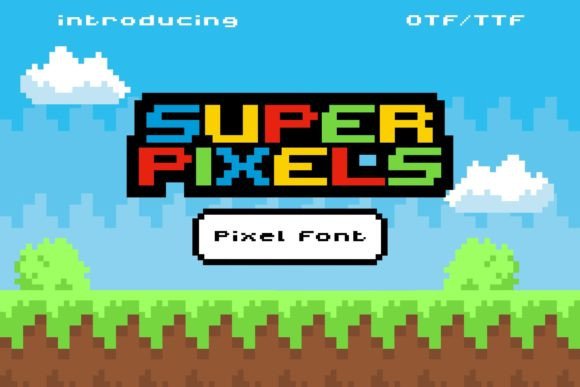 Super Pixels: The Display Font for Modern Retro Design