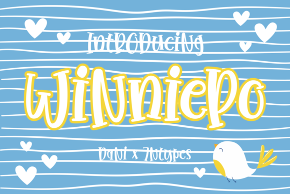 Winniepo: A Quirky Display Font for Modern Creatives