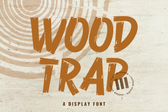 Wood Trap: The Bold Display Font for Unforgettable Designs